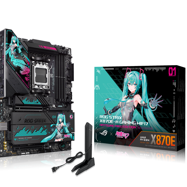 ROG STRIX X870E-H GAMING WIFI7 HATSUNE MIKU EDITION